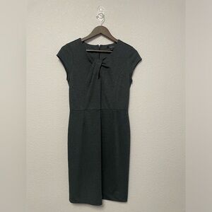 Elegant Black Cap Sleeve Dress